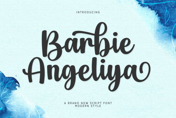 Barbie Angeliya Font for Modern Branding