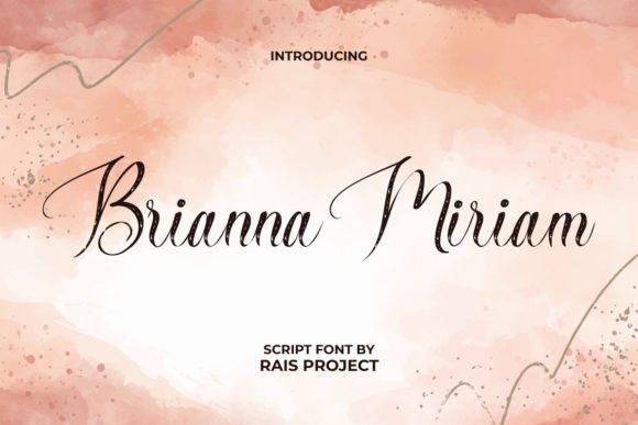 Brianna Miriam Font Review for Makers and Sellers