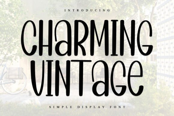 Charming Vintage Font for Handmade Makers