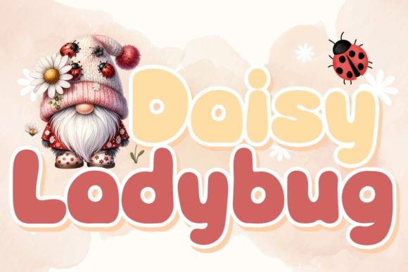 Daisy Ladybug: A Whimsical Script Font for Digital Brands