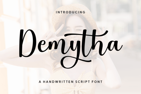 Demytha: A Charming Handwritten Script Font for Makers