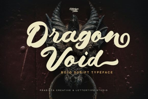 Dragonvoid: A Bold Retro Typeface for Modern Brands