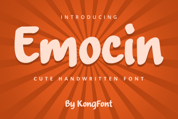 Emocin Typeface for Retro Campaigns