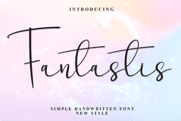 Fantastis Script Font for Elegant Handmade Designs