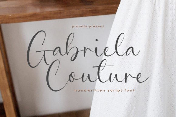 Gabriela Couture: The Premium Script Font for Luxury Branding