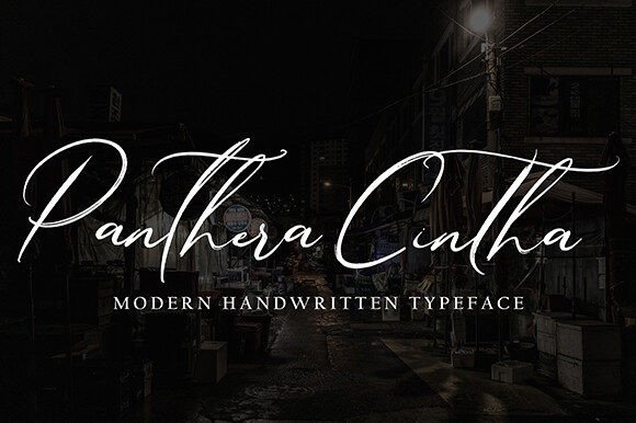 Launch Ready: Panthera Cintha Font for Bold Campaigns