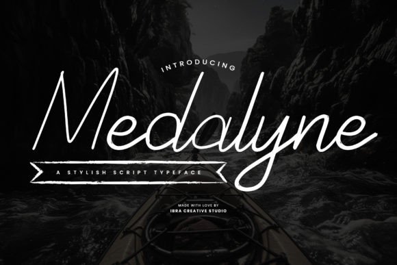 Medalyne: A Stylish Script Typeface for Modern Branding