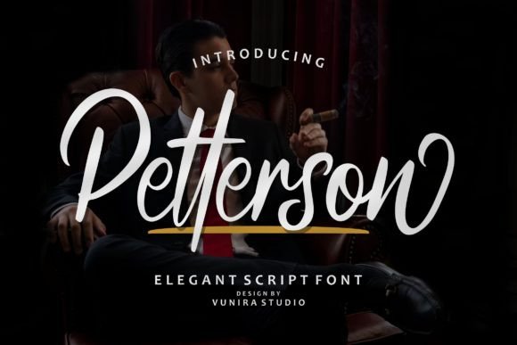 Petterson: An Elegant Script Font for Editorial Design
