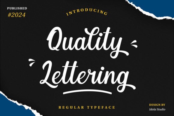 Quality Lettering: The Ultimate Script Font for Elegant Designs