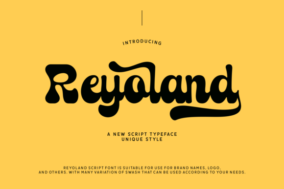 Reyoland: A Bold Script Font for Handmade Brands