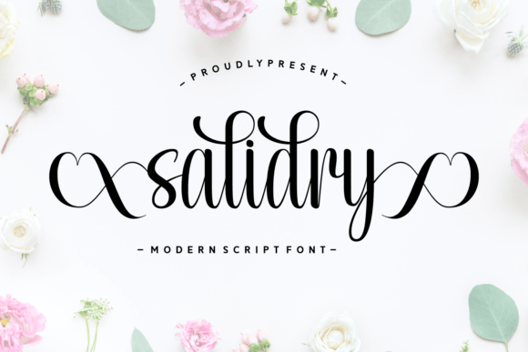 Salidry Font: Elevating Digital Branding with Script Handwritten Style