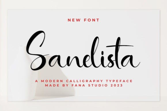 Sanelista: A Script Handwritten Font for Makers