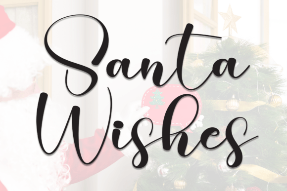 Santa Wishes: A Festive Script Font for Web Design