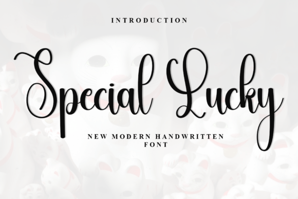 Special Lucky Typeface for Elegant Editorial Design