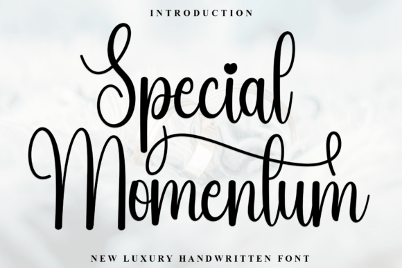 Special Momentum: A Handwritten Script Font for Makers
