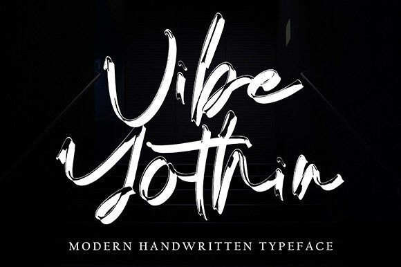 Vibe Yothin: The Assertive Script Font for Bold Campaigns