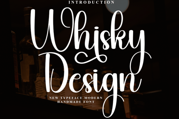Whisky Design Typeface for Campaigns